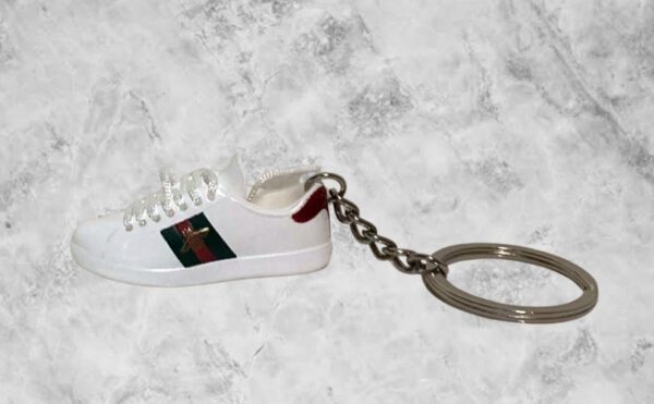 Gucci Bee Embroided Red Keyring