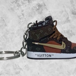 Louis Vuitton Brown Keyring