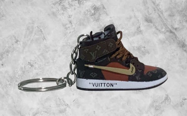 Louis Vuitton Brown Keyring