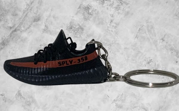Yeezy Sply 350 Black & Orange Keyring