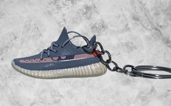 Yeezy Sply 350 Orange & Grey Keyring