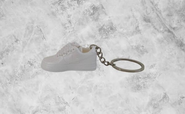 Nike White Air Forces Keyring