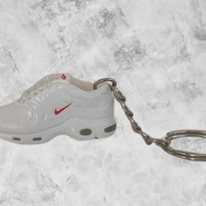 Nike White Tn Keyring