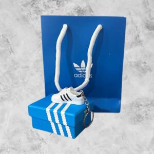 Set of Adidas Black Superstar Keyring