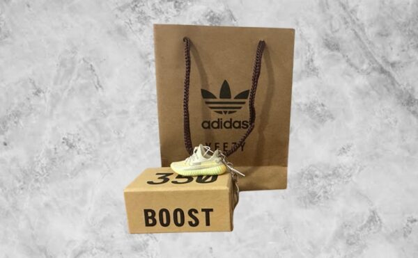 Set of Yeezy Sply 350 Yellow V2 Keyring